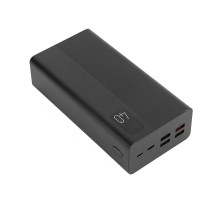 Perfeo Powerbank MOUNTAINS 40000 mAh/LED дисплей/PD + QC 3.0/Type-C/4 USB/Выход: 3A, max 22.5W/Black (PF_D0144)