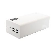 Perfeo Powerbank MOUNTAINS 50000 mAh/LED дисплей/PD + QC 3.0/Type-C/4 USB/Выход: 3A, max 22.5W/White (PF_B4888)