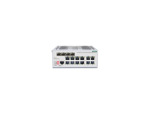 [Сетевое оборудование] ORIGO OI3112P/185W/A1A Промышленный управляемый L2 PoE-коммутатор 8x1000Base-T PoE+, 4xCombo 1000Base-T/SFP, PoE-бюджет 185 Вт 