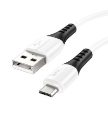 HOCO HC-68568 X82/ USB кабель Micro/ 1m/ 2,4A/ Силикон/ White