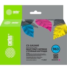 Картридж струйный Cactus CS-3JA24AE 963 пурпурный (11мл) для HP OfficeJet 9010/9012/9013/9014
