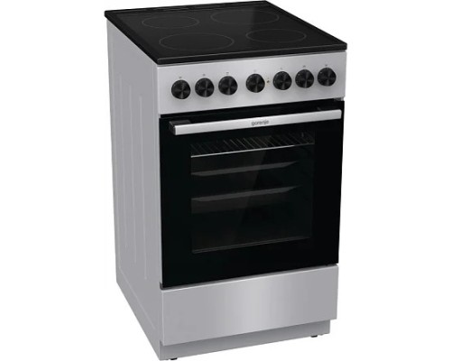 [Микроволновая печь] Электрическая плита Gorenje GEC5B41SG,  стеклокерамика,  без крышки,  серый