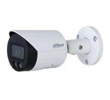 DAHUA DH-IPC-HFW2449SP-S-IL-0360B Уличная цилиндрическая IP-видеокамера SmartDualLight 4Мп, 1/2.9” CMOS, объектив 3.6мм, видеоаналитика, микрофон, ИК 30м, LED 30м, IP67, металл