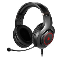 Наушники с микрофоном A4Tech Bloody G220 черный 2м мониторные оголовье (G220 AUX3.5-4PIN + USB)