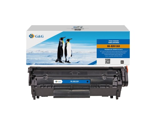 [Расходные материалы] Картридж лазерный G&G GG-Q2612AX черный (2500стр.) для HP LJ 1010/1012/1015/1018/1020/1022/1022n/1022nw/3015/3020