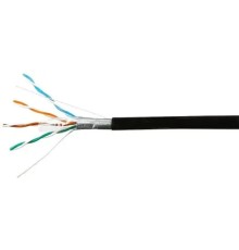 SkyNet Кабель Standart FTP outdoor 4x2x0,48, медный, FLUKE TEST, кат.5e, однож., 100 м, box, черный [CSS-FTP-4-CU-OUT/100]
