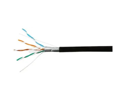 [Витая пара] SkyNet Кабель Standart FTP outdoor 4x2x0,48, медный, FLUKE TEST, кат.5e, однож., 100 м, box, черный [CSS-FTP-4-CU-OUT/100]