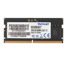 SO-DIMM DDR 5 DIMM 8Gb 5600Mhz, PATRIOT Signature Line (PSD58G560041S) (retail)