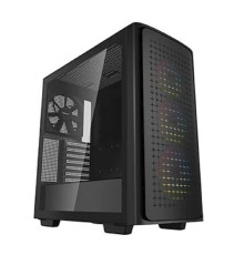 Deepcool CK560 черный без БП ATX 2x120mm 1x140mm 2xUSB3.0 audio bott PSU
