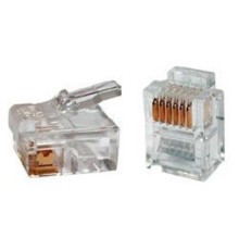 Gembird  Коннектор телефонный RJ12  MP-6p6c (100 шт. в уп.!!!)