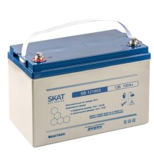 АКБ БАСТИОН SKAT SB 12100S AGM 12V 100Ач I зар.30А, клеммы под болт М6, гарантия 18 мес (8973)