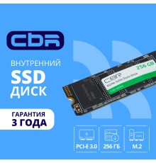 CBR SSD-256GB-M.2-LT22, Внутренний SSD-накопитель, серия 