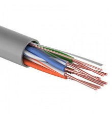 Rexant (01-0059) Кабель витая пара U/UTP, CAT 5e, ZH нг(А)-HF, 4PR, 24AWG, INDOOR, SOLID, серый, 305м LIGHT