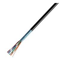 Rexant (01-0165) Кабель витая пара F/UTP, CAT 5e, ZH нг(А)-HF, 4PR, 24AWG, OUTDOOR, SOLID, черный, 305м