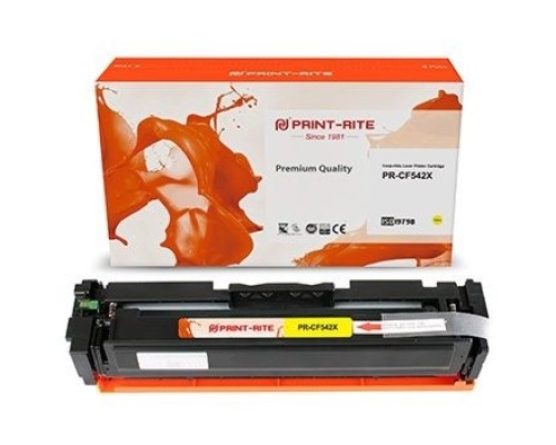 [Расходные материалы] Картридж лазерный Print-Rite TFHB34YPU1J PR-CF542X CF542X желтый (2500стр.) для HP LJ M254dw/M280nw/M281fdn