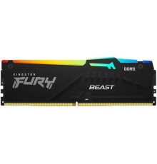 Kingston DDR5 16GB 5600 DIMM FURY Beast RGB XMP Gaming Memory KF556C40BBA-16 