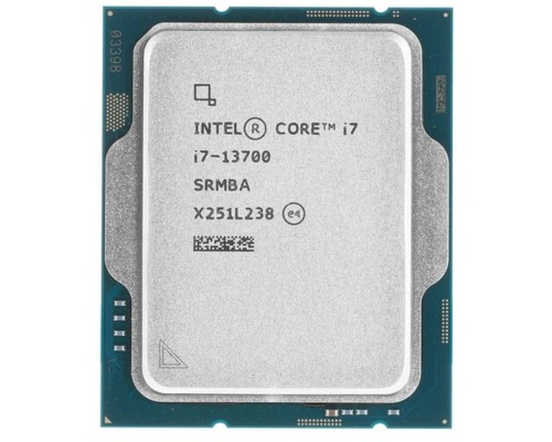 [Процессор] CPU Intel Core i7-13700 OEM {S1700, 2100MHz up to 5200MHz/24Mb+30Mb, 16C/24T, Raptor Lake, 10nm, 65-180W, UHD770}