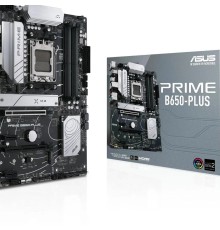 ASUS PRIME B650-PLUS (Socket AM5, ATX, 4xDDR5(128GB), DP/HDMI, 2xPCIe 4.0x16/2xPCIe 4.0, 1xLAN (2.5GbE), 4xSATA 6Gb/s, 2xM.2, 1xM.2 E key, 1xType-C, 5xUSB 3.2, 2xUSB 2.0)