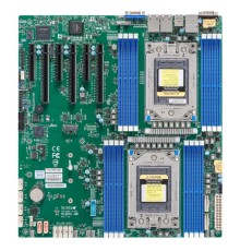 Supermicro MBD-H12DSI-N6-B Материнская плата Dual AMD EPYC™ 7003/7002 Series Processors, 4TB Registered ECC DDR4 3200MHz SDRAM in 16 DIMMs, 10 SATA3, 2 SATADOM, 4 NVMe {10} 