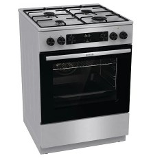 Плита Комбинированная Gorenje GKS6C70XJ нержавеющая сталь (без крышки) реш.сталь