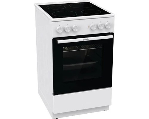 [Микроволновая печь] Плита Электрическая Gorenje Essential GEC5A41WG белый/черный стеклокерамика