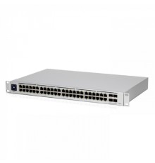 UBIQUITI USW-Pro-48 Коммутатор в стойку, 48х 1G RJ45, 4х 10G SFP+