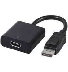 Filum Адаптер Display port - HDMI, 0.15 м., разъемы: DP male-HDMI A female, пакет. [FL-A-DPM-HF-0.15M] (894149)
