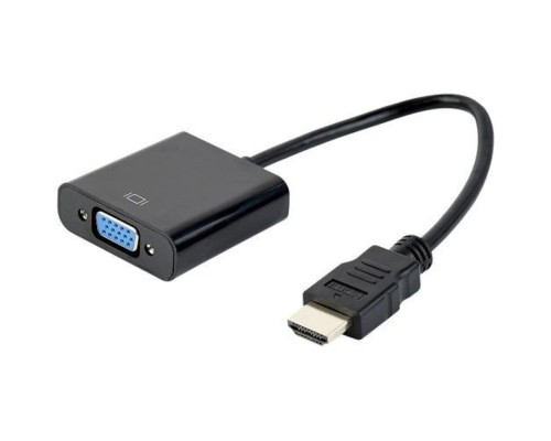 [переходник] Filum Адаптер HDMI - VGA, 0.15 м., разъемы: HDMI A male-VGA female-mini jack female, пакет.[ FL-A-HM-VGAF-mjack-0.15M] (894150) [FL-A-HM-VGAF-mjack-0.15M]