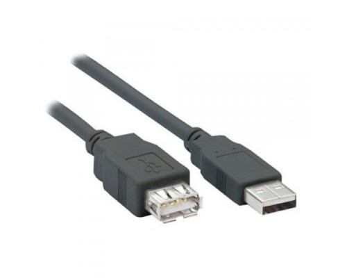 [кабель] Filum Кабель удлинитель USB 2.0, 1.8 м., серый, разъемы: USB A male-USB A female, пакет. [FL-C-U2-AM-AF-1.8M] (894169)