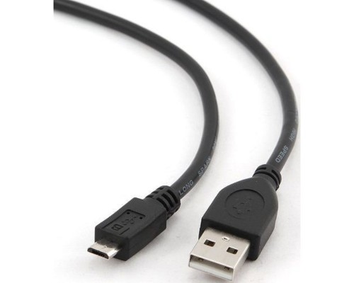 [кабель] Filum Кабель USB 2.0 Pro, 1 м., черный, 2A, разъемы: USB A male- USB micro B male, пакет. [FL-CPro-U2-AM-microBM-1M] (894182)
