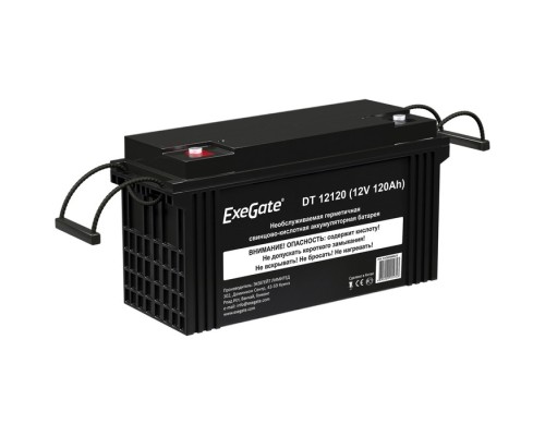 [батареи] Exegate EX282988RUS Аккумуляторная батарея ExeGate DT 12120 (12V 120Ah, под болт М8)