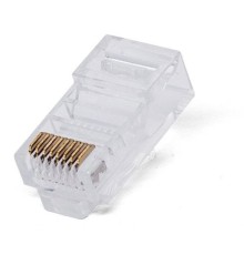 Filum FL-NA-PLUG5E-5 Коннектор RJ-45, 5E кат., 8p8c, 6 мкм, для одножильного кабеля, уп/100 шт