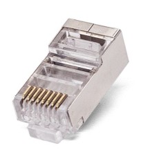 Filum FL-NA-PLUG6-3 Коннектор RJ-45, 6 кат., 8p8c, экран, 50 мкм, универсальный, для одножильного и многожильного кабеля, уп/100 шт