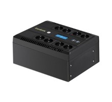 Exegate EX293858RUS ИБП ExeGate NEO Smart LHB-1000.LCD.AVR.8SH.CH.USB <1000VA/650W, LCD, AVR, 8*Schuko, USB, 4*USB-порта для зарядки, Black>