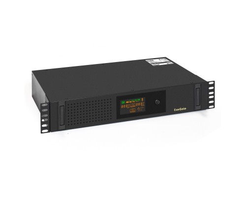 [ИБП] Exegate EX293850RUS ИБП ExeGate ServerRM UNL-1000.LCD.AVR.2SH.3C13.USB.2U <1000VA/650W, Color LCD, AVR, 2*Schuko+3*C13, USB, 2U, установка в стойку, Black>