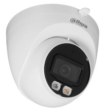 DAHUA DH-IPC-HDW2449TP-S-IL-0360B Уличная турельная IP-видеокамера SmartDualLight 4Мп, 1/2.9” CMOS, объектив 3.6мм, видеоаналитика, микрофон, ИК 30м, LED 30м, IP67, металл/пластик