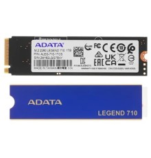 A-DATA SSD 1Tb Legend 710 M.2 2280,  PCI-E 3.0 x4  ALEG-710-1TCS