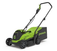 Greenworks GD24LM33 Газонокосилка аккумуляторная , 24V, 33 см, бесщеточная, без АКБ и ЗУ [2516107]