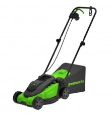 Greenworks GD1200LM32 Газонокосилка электрическая, 1200Вт, 32 см [2517807]