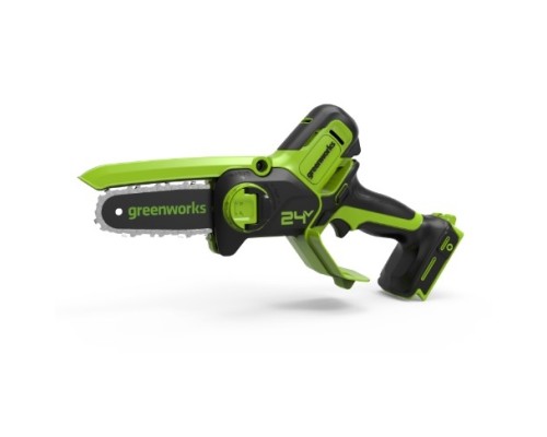 [Пилы] GreenWorks GD24CSMNX Цепная мини пила аккумуляторная, 24V, 15см, бесщеточная, без АКБ и ЗУ [2008707]