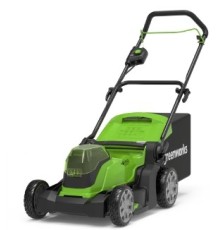 Greenworks G24X2LM41K2x Газонокосилка аккумуляторная, 2*24V, 41 см, с 2хАКБ 4Ач и ЗУ [2512607UD]