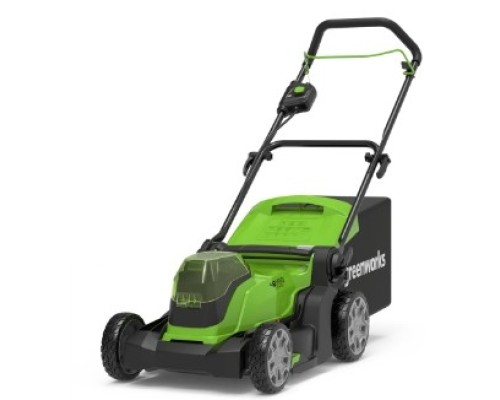 [Газонокосилки] Greenworks G24X2LM41K2x Газонокосилка аккумуляторная, 2*24V, 41 см, с 2хАКБ 4Ач и ЗУ [2512607UD]