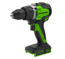Greenworks GD24DD90 Дрель-шуруповерт аккумуляторная,  24V, 90 Нм, бесщеточная, без АКБ и ЗУ [3707507]