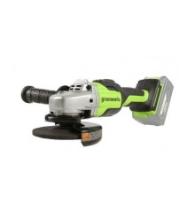 Greenworks GD24AGK4 Угловая шлифовальная машина, аккумуляторная, 24V,  бесщеточная, c 1хАКБ 4 Ач и ЗУ в сумке [3200207UB]