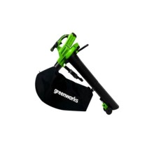 Greenworks Воздуходув-Садовый Пылесос аккумуляторный, 40V, бесщеточный, c 1хАКБ 5Ач и ЗУ [2406907UG]