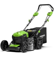 Greenworks GD40LM46SP Газонокосилка аккумуляторная, 40V, 46см, самоходная, бесщеточная, c 1хАКБ 5 Ач и ЗУ [2506807UG]