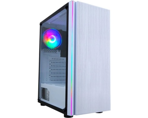 [корпус] Корпус  Formula CL-3302W  RGB белый   , Midi-Tower, без БП,ATX   2xUSB2.0 1xUSB3.0 audio bott PSU
