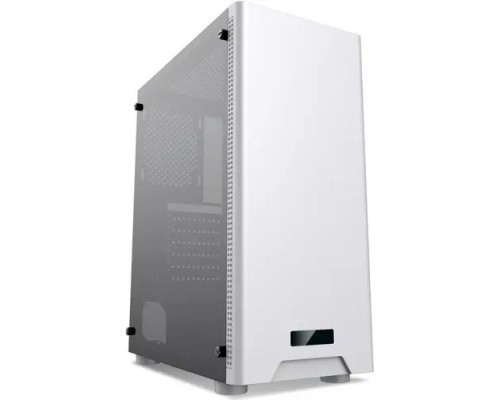 [корпус] Корпус  Formula CL-3301W  TG белый  , без БП, ATX   1x120 2xUSB2.0 1xUSB3.0 audio bott PSU