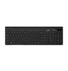 Клавиатура беспроводная мультимедийная Genius SlimStar 7230. 12 мультимедийных клавиш, тонкие клавиши, 2.4ГГц, поддержка приложения Genius Key support. 