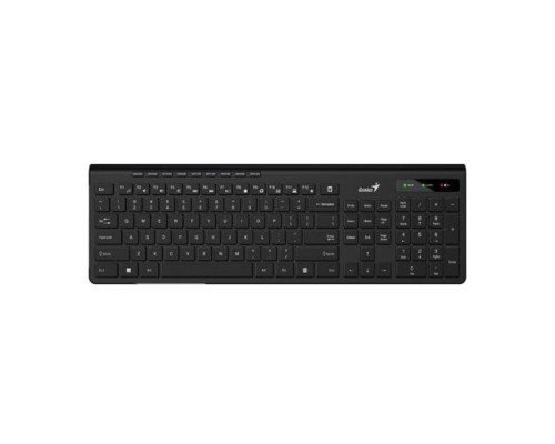 [Клавиатура] Клавиатура беспроводная мультимедийная Genius SlimStar 7230. 12 мультимедийных клавиш, тонкие клавиши, 2.4ГГц, поддержка приложения Genius Key support. 